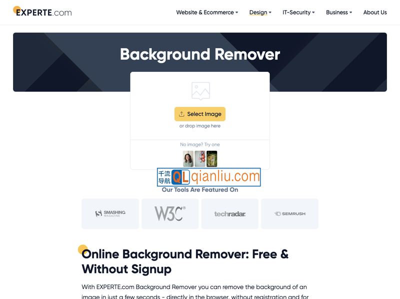 experte在线抠图插图