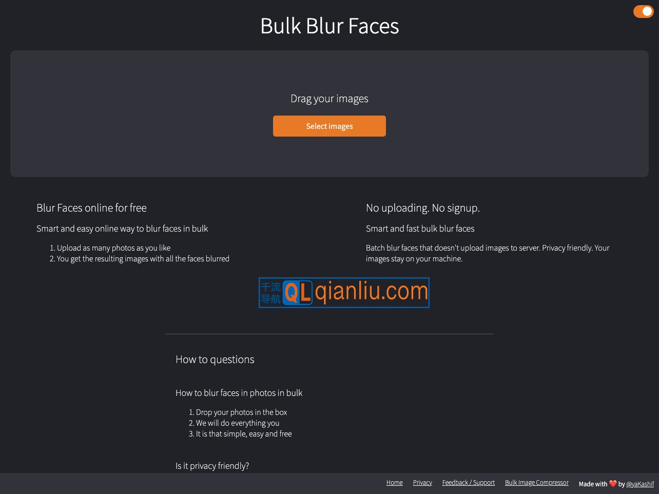 Bulk Blur Faces插图