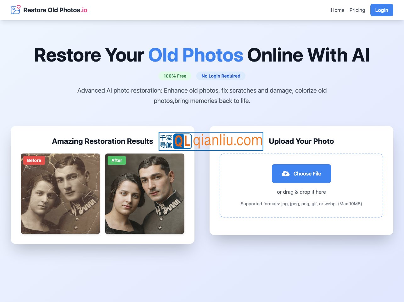 Restore Old Photos.io插图