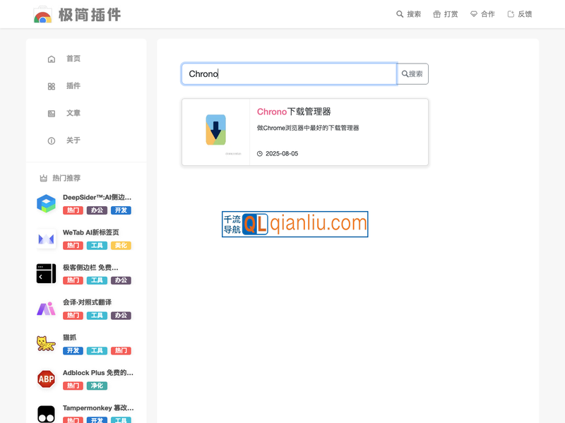 Chrono Chrome下载管理器插图