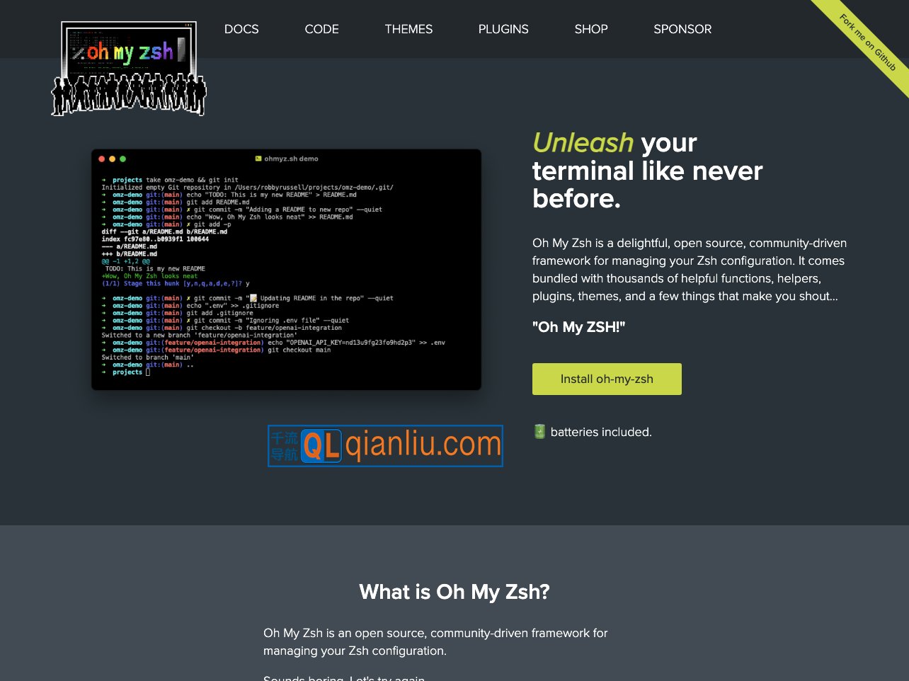 Oh My Zsh插图