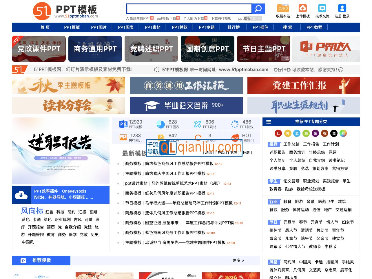 51ppt模板网插图