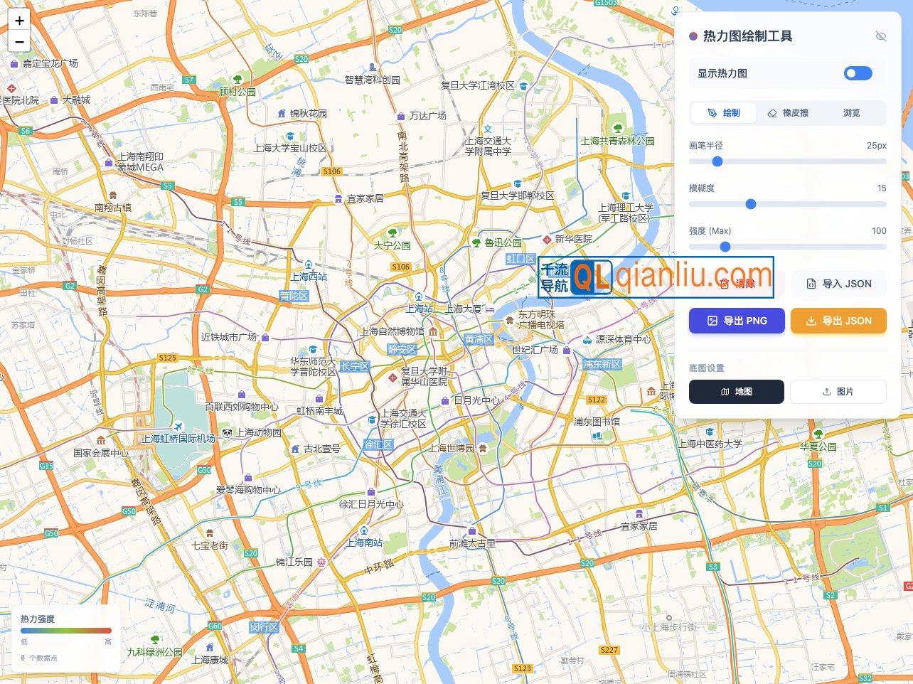 在线热力图绘制工具插图