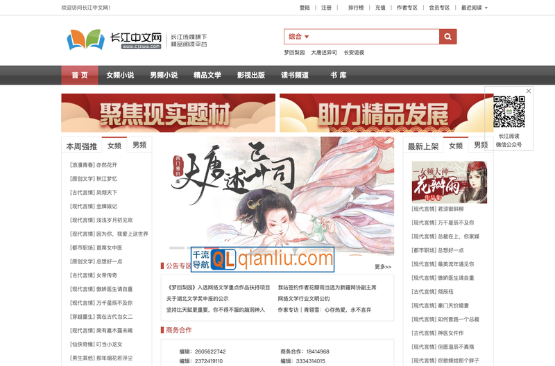 长江中文小说网插图