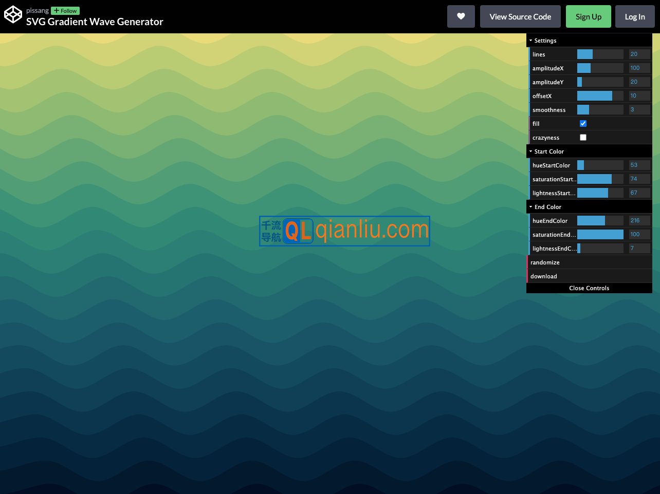 矢量波浪生成器插图