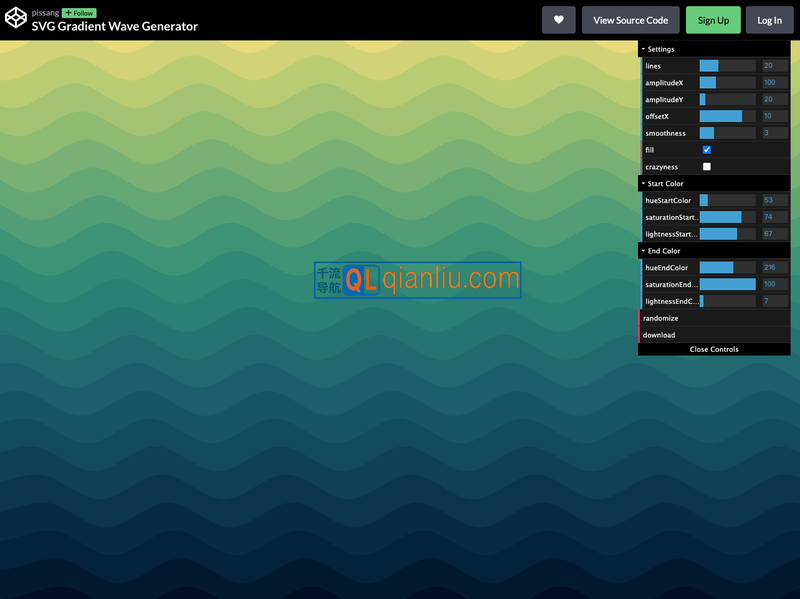 矢量波浪生成器插图