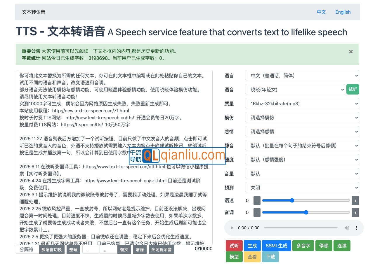 Text To Speech插图