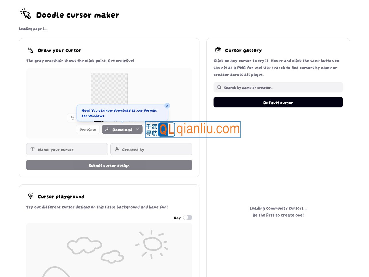 Doodle cursor maker插图