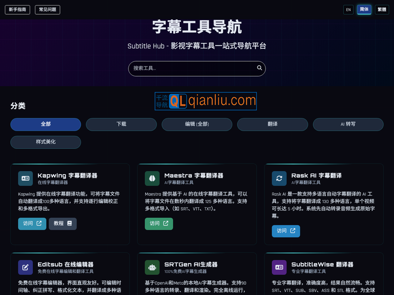 字幕工具导航插图