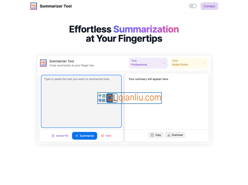 Summarizer Tool插图