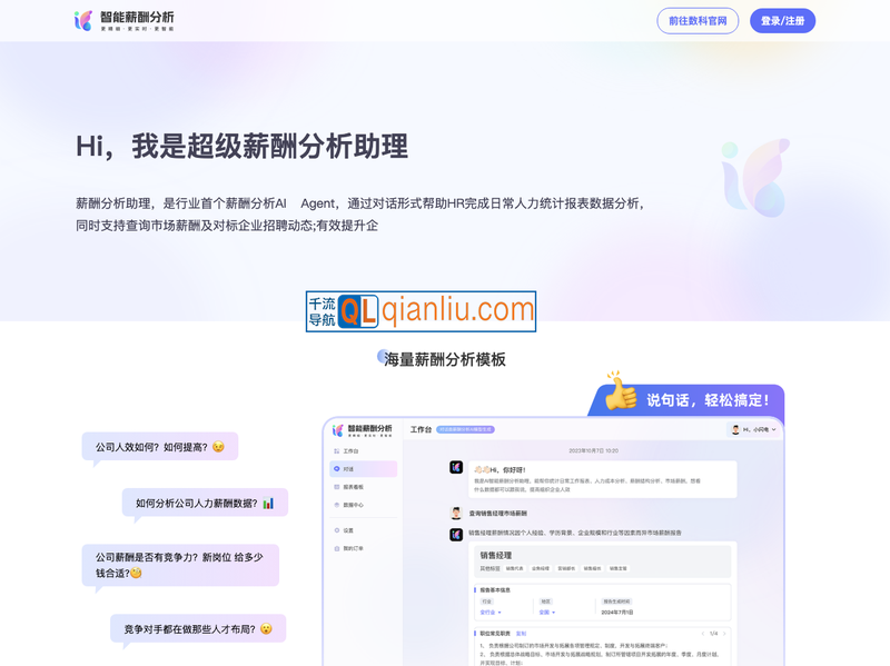 薪酬分析助理AI插图
