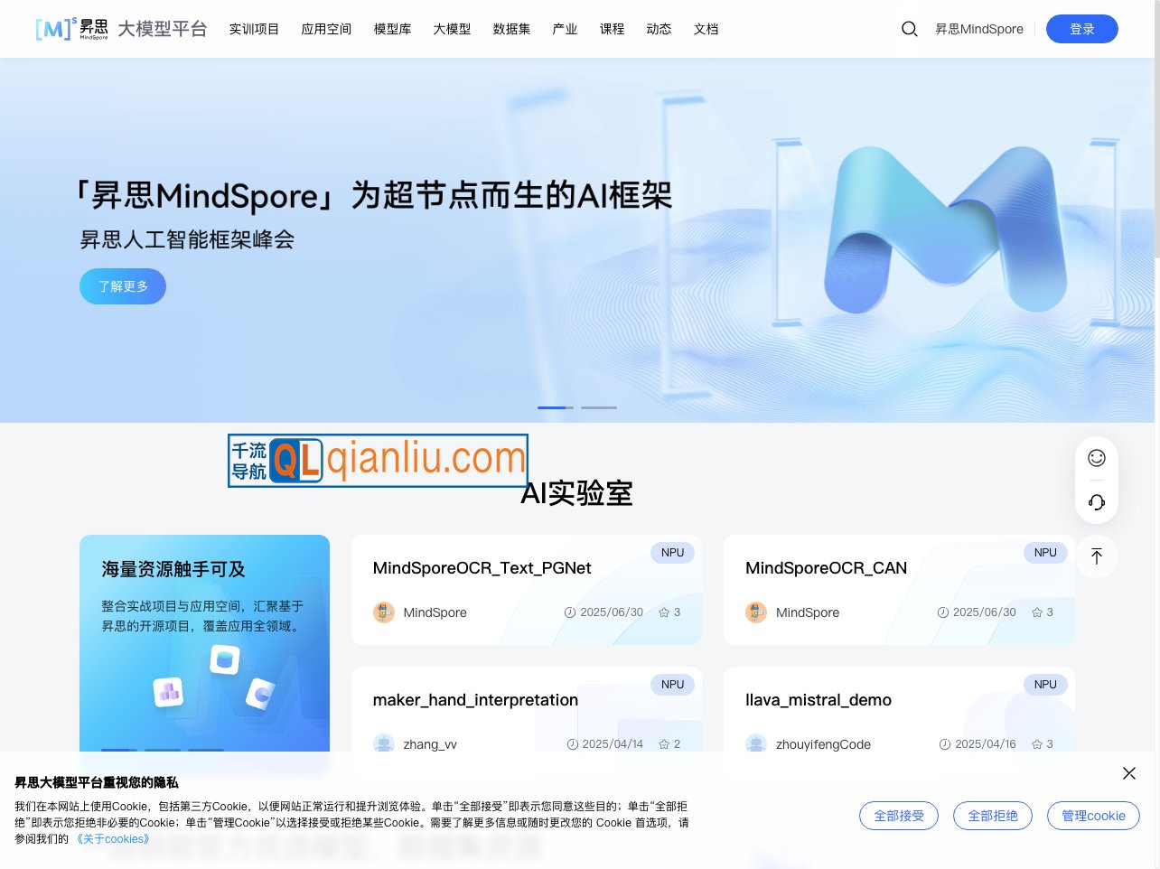 昇思大模型平台插图