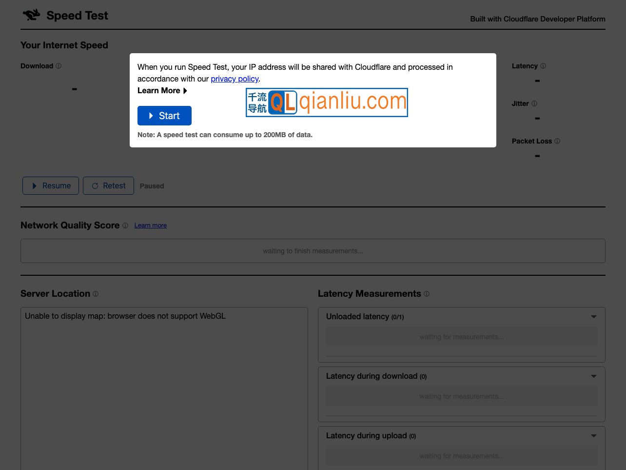 Cloudflare Speed Test插图