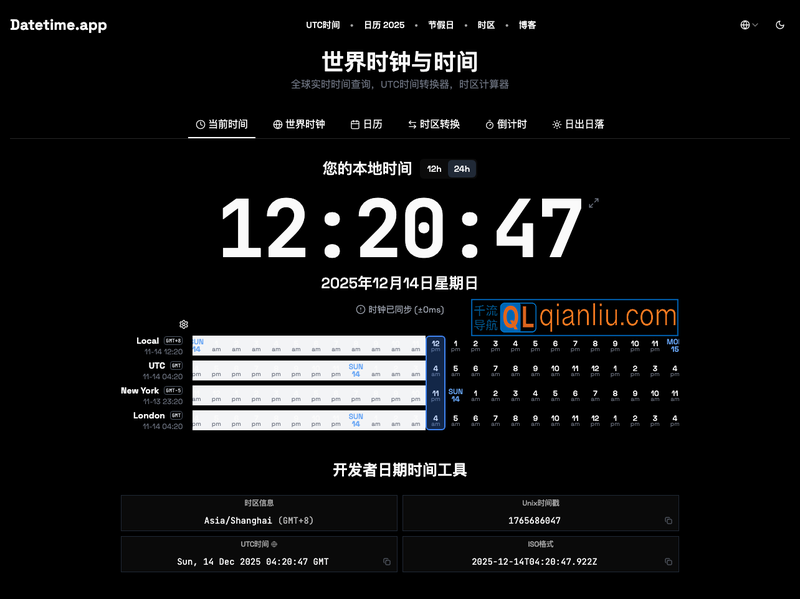 世界时钟与时间插图