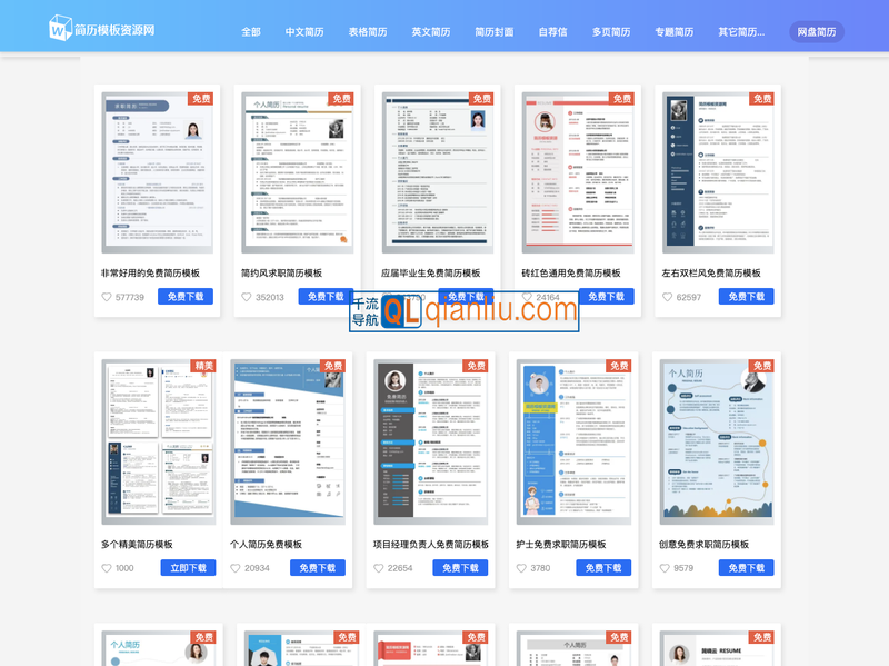 简历模板资源网插图